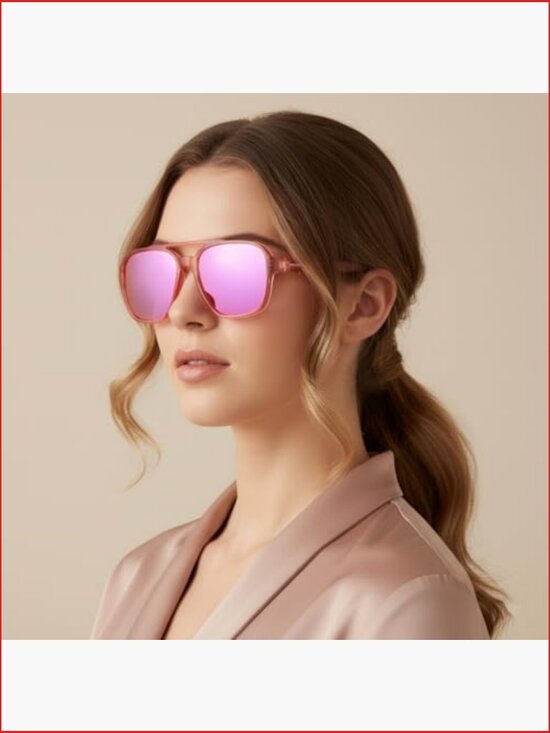 Polarized Aviator Sunglasses TR-90 Frame TAC Lens UV400 main image 4
